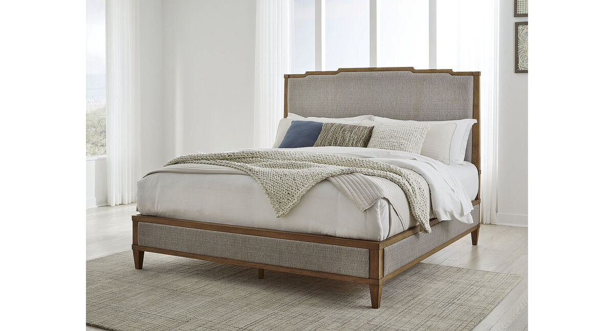 Sharlance California King Upholstered Panel Bed