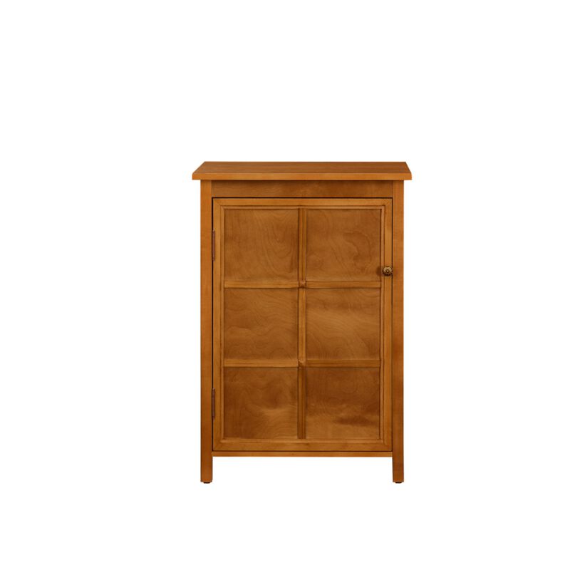 Citfet 34.2" Tall Mid‑Century Modern Accent Storage Cabinet image number 0