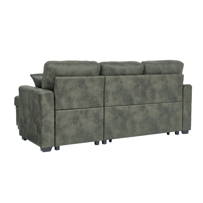 Jomple Foil Fabric Sectional Sleeper sofa image number 6