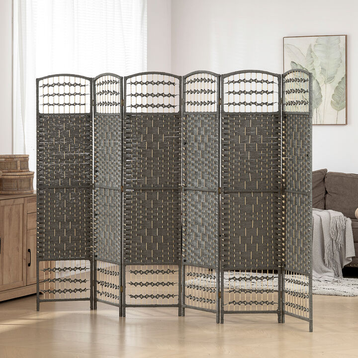 Hivvago 6-Panel Indoor Privacy Screen for Home or Office Use