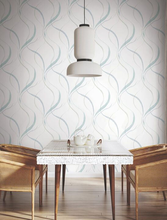Ink Flow Seaglass Wallpaper (Set of 2)