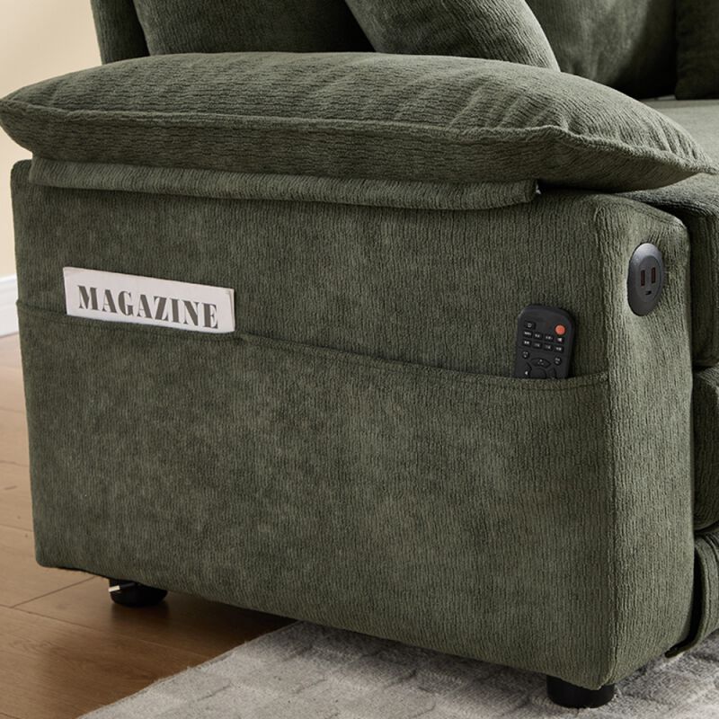 Jidpop 3-in-1 Upholstered Futon Sofa image number 7