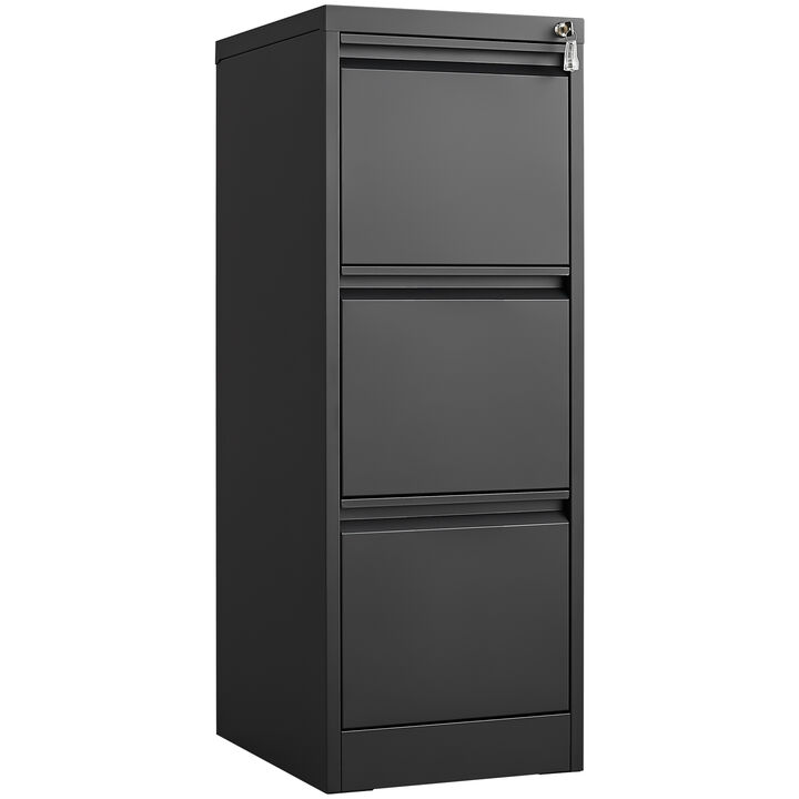 GOODSILO Sturdy Vertical File Cabinet with Lock