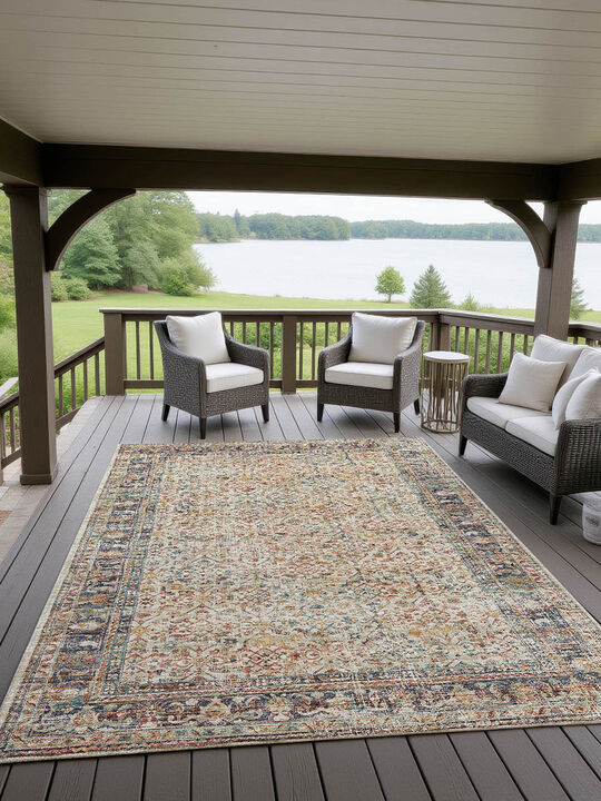 Jericho JC10 Linen 8' x 10' Rug