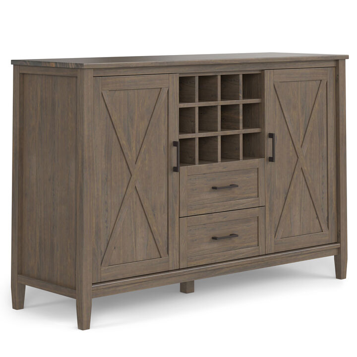 Simpli Home Ela Sideboard with Wine Storage