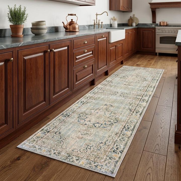 HomeRoots Medallion Area Rug