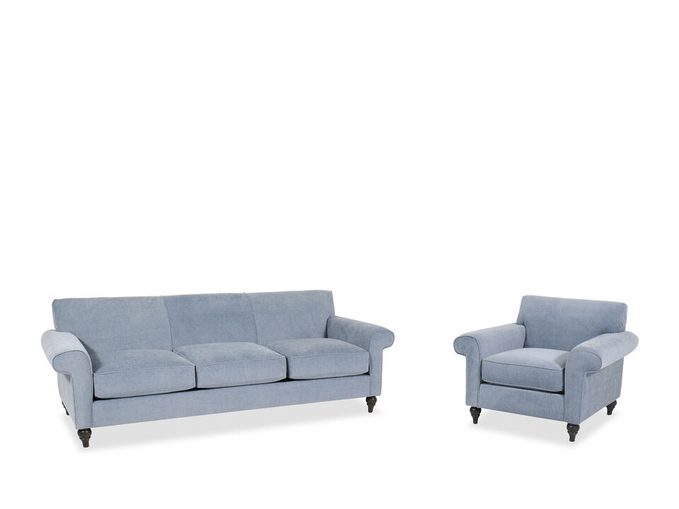Winslow Two-Piece Sofa Set in Blue