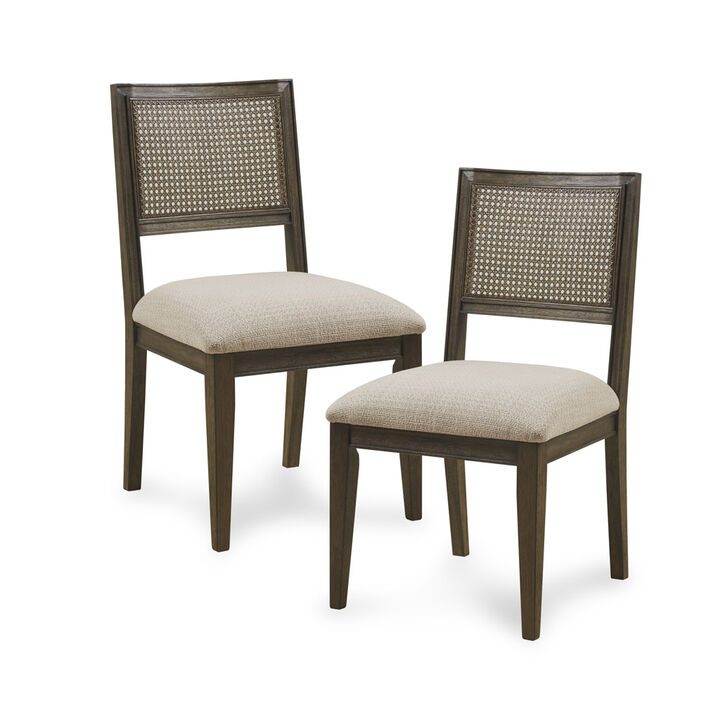 Gracie Mills Nasir Dining in Comfort Set of 2 High Back Dining Armchairs