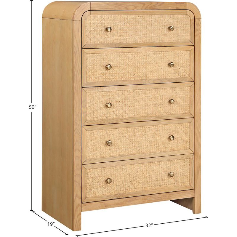 Meridian Furniture Siena Natural Chest