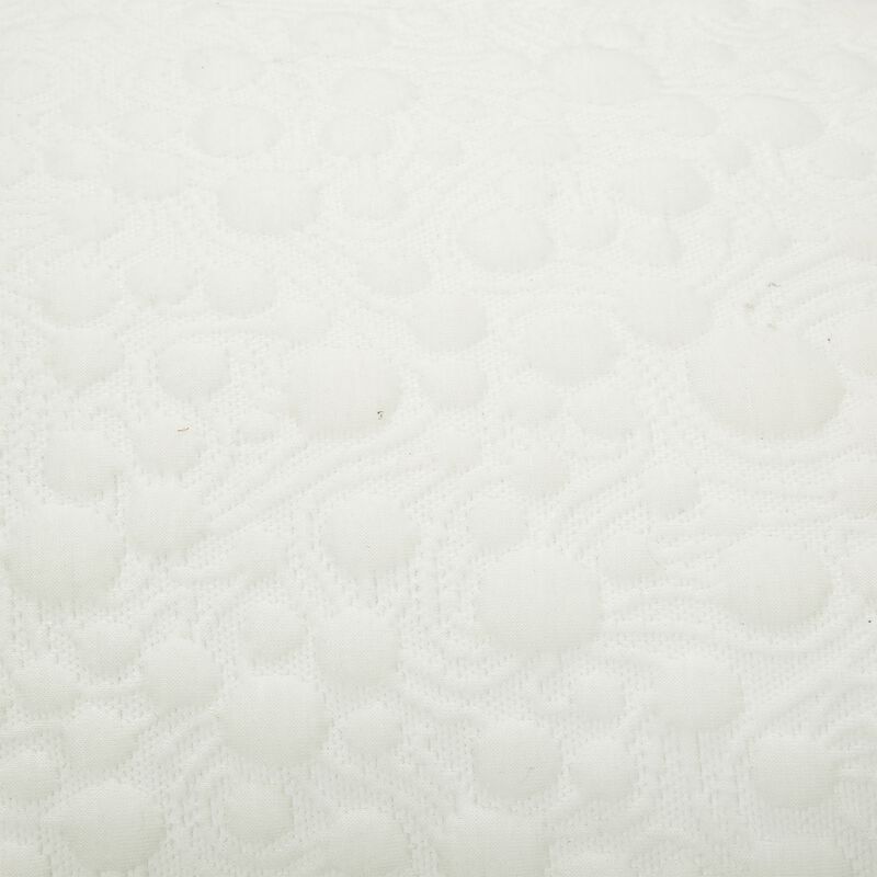 Tic Standard Pillow, Supportive Shredded Memory Foam, Polyester Cover - Benzara