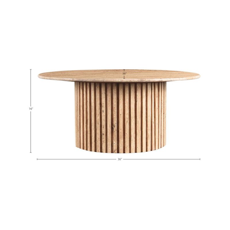 Meridian Furniture Genoa Beige Coffee Table