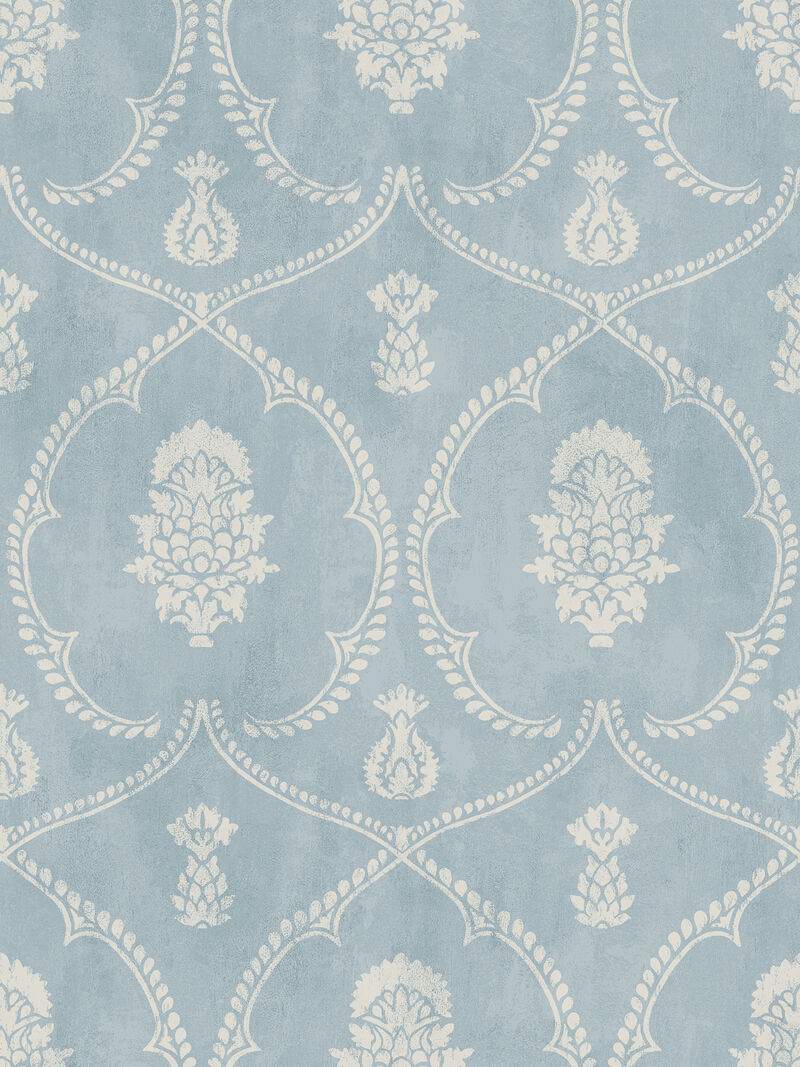 Royal Damask Blue Wallpaper (Set of 2) image number 0