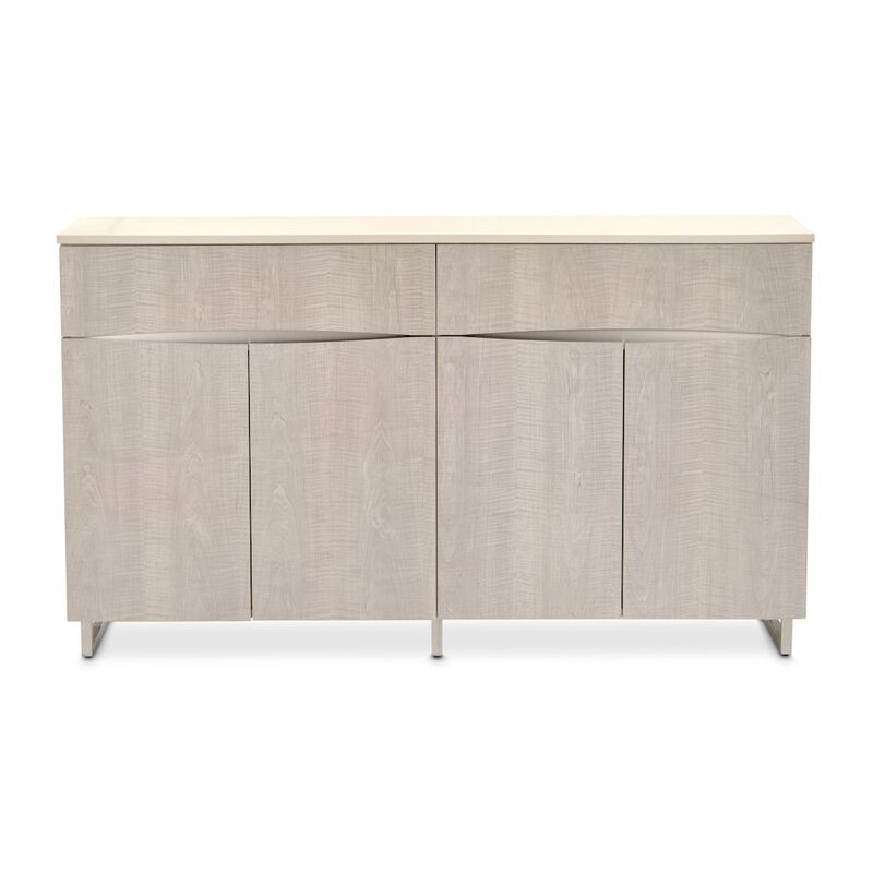 Michael Amini Marin Sideboard - Greige image number 1