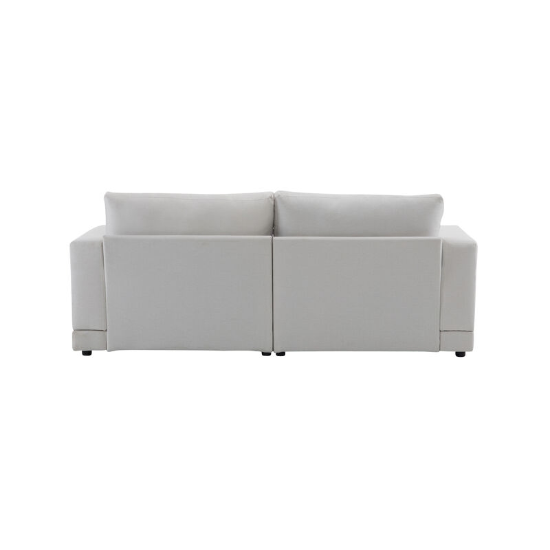 Merax Modern Fabric Loveseat Sofa