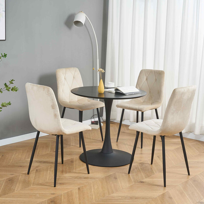 Light Luxury Table and Simple Style Horn Chassis Design Perfect for Home Hospitality Business Negotiations and Leisure Parties