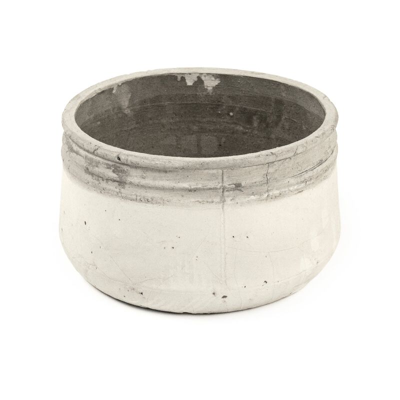 Distressed White Bowl image number 4