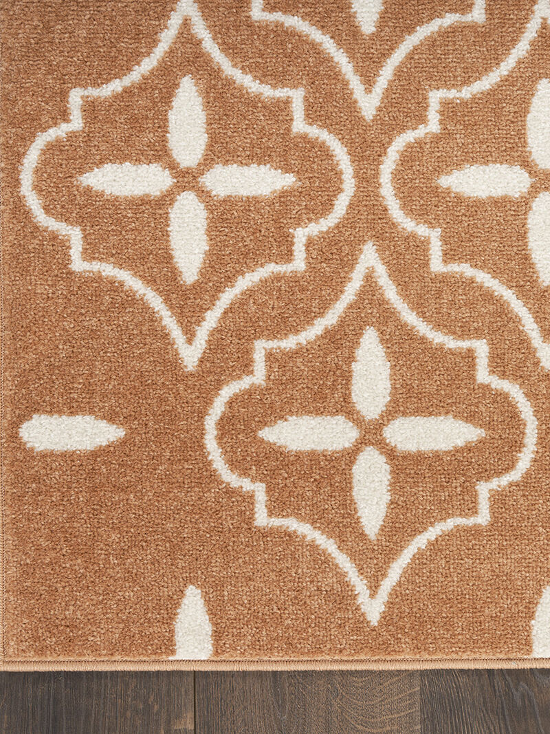 Nourison Essentials NRE04 Copper 2'2" x 7'6" Rug image number 4