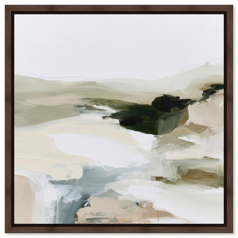 Serene Stratum I Abstract Canvas Print by Art Remedy image number 0