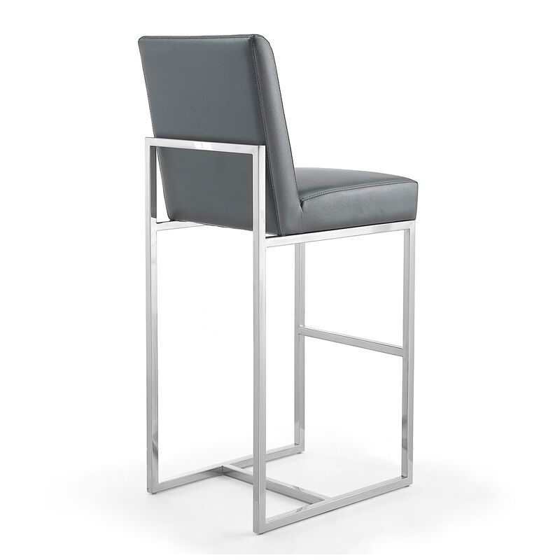 Element Gray Bar Stools (Set of 3)