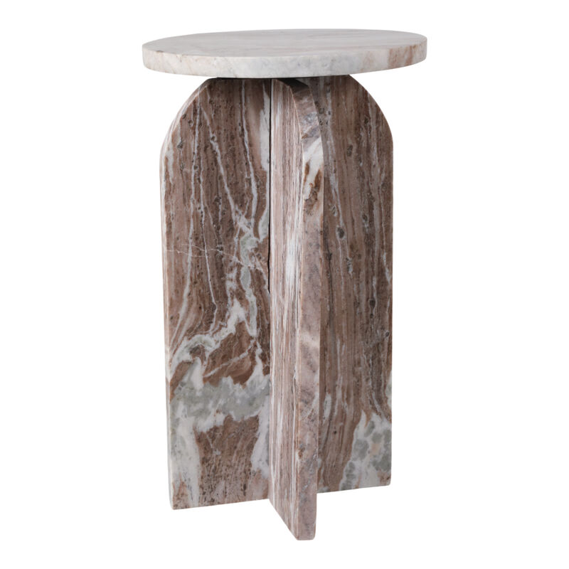 The Round Top Marble Accent Table image number 2