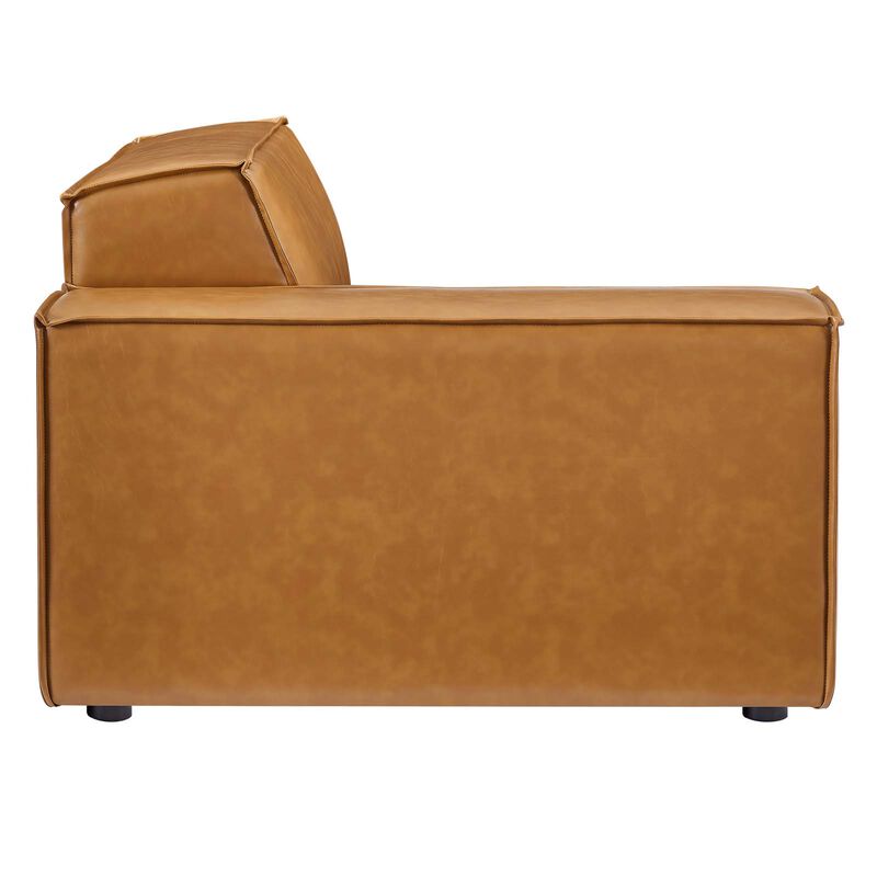Restore 4-Piece Vegan Leather Sectional Sofa image number 7