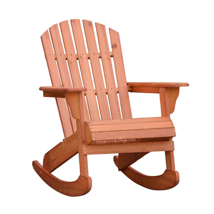 Weather-Resistant Outdoor Rocking Chair, Durable Patio Chair for Backyard or Porch Seating