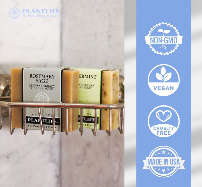Plantlife Bar Soap - Rosemary Sage 6 Pack image number 5
