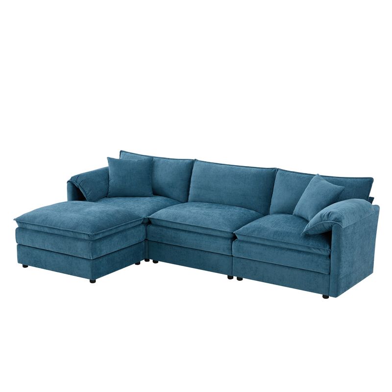 Cepbis L-Shaped Modular Cloud Sectional Sofa image number 8