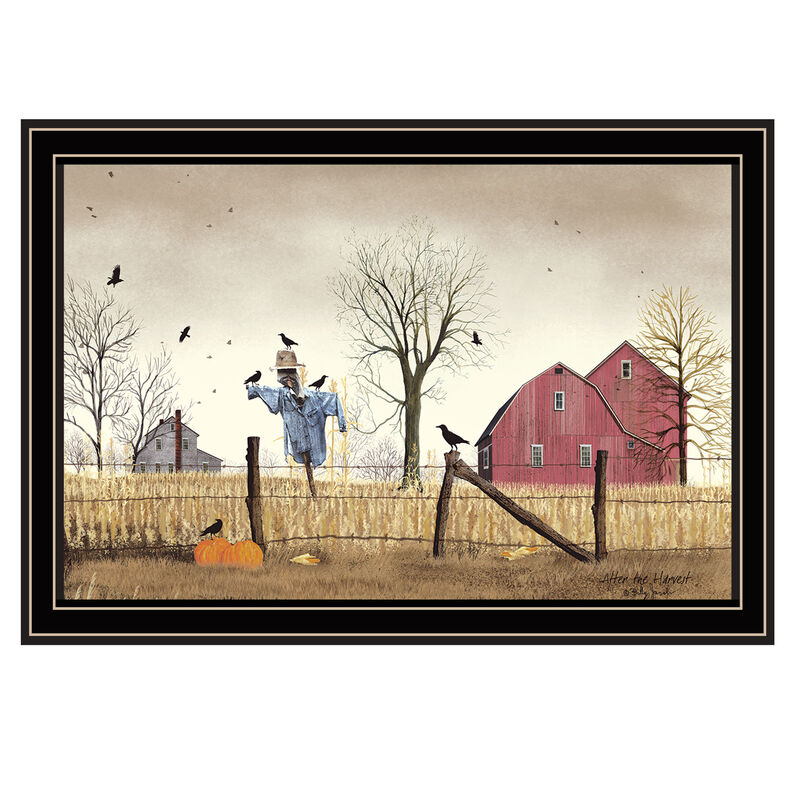 HomeRoots After the Harvest Black Framed Wall Art image number 0