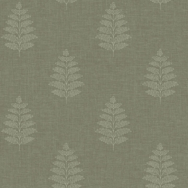 Frond Dark Green Leaf Wallpaper