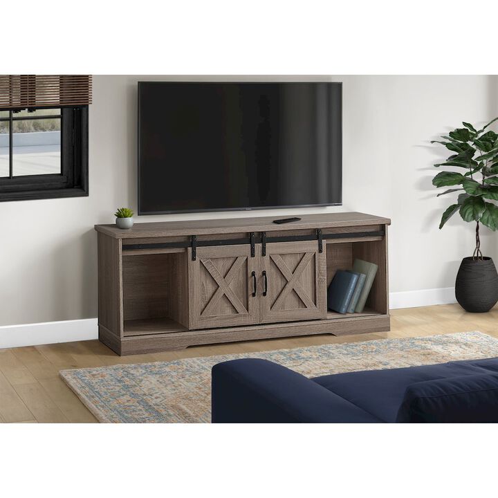 Tv Stand, 60 Inch, Console, Media Entertainment Center, Storage Cabinet