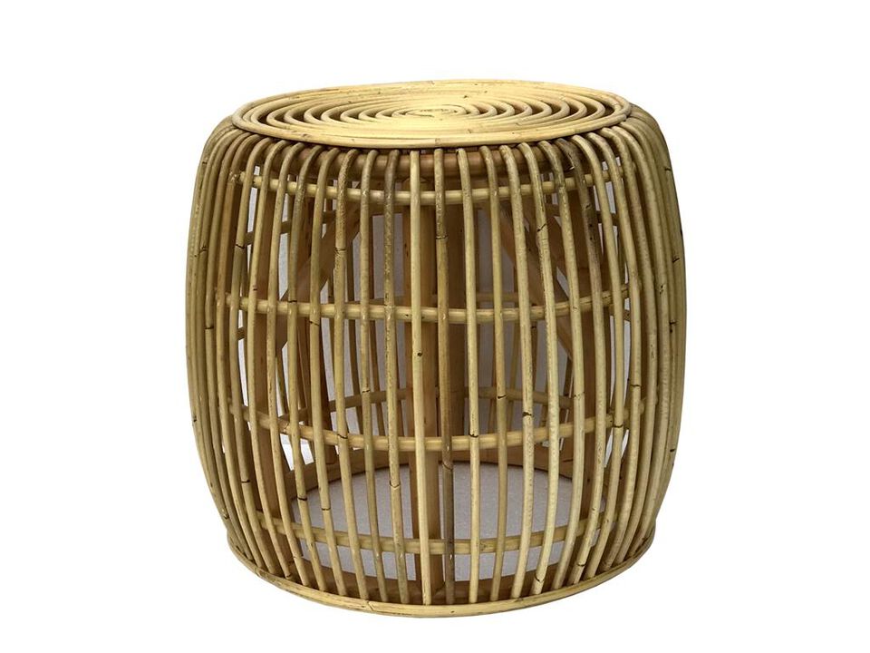 Rattan Drum Table
