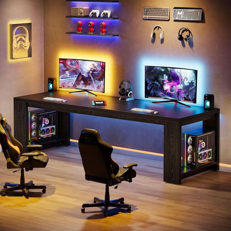 86" Two Person Long Computer Desk image number 5