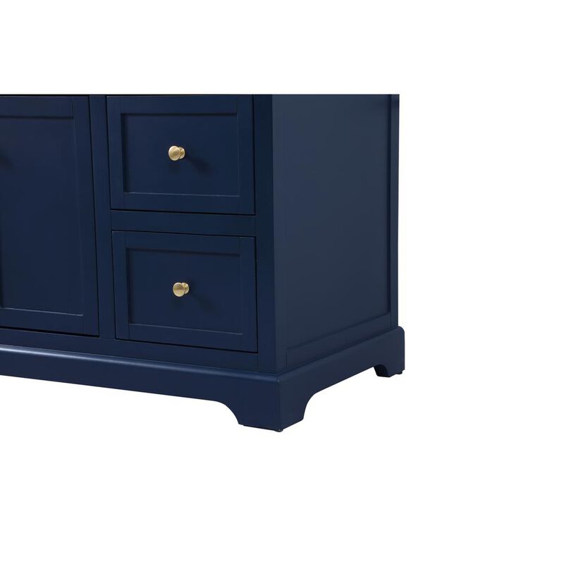Elegant Kitchen and Bath 42 inch Single bathroom vanity in blue