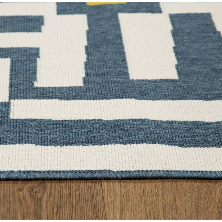 LR Home Mapa Durable Performance Area Rug Outdoor