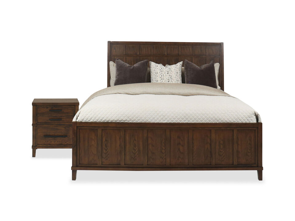 Hudson Oak Twin 2-piece Bedroom Set