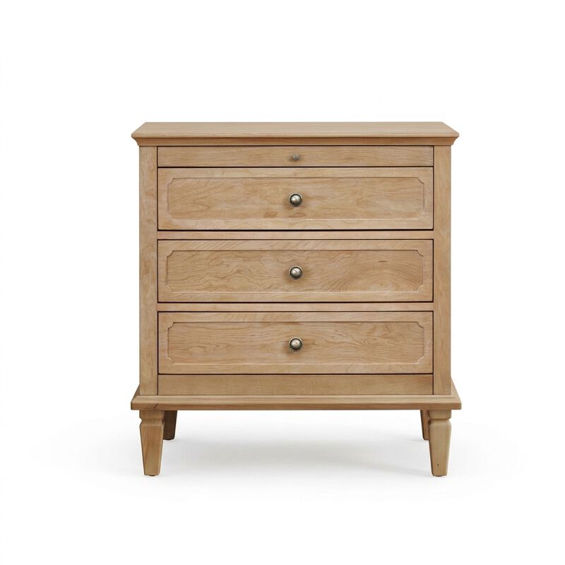 Jibber Farmhouse 3 Drawer Nightstand image number 0