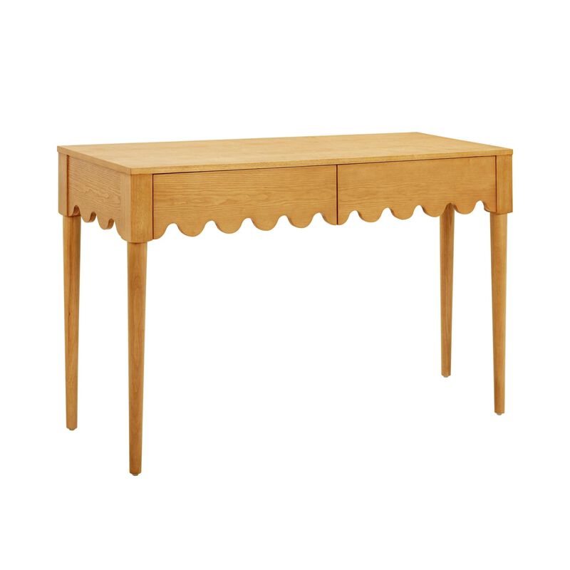 Casafoyer Oodle Natural Ash 2-Drawer Desk image number 0