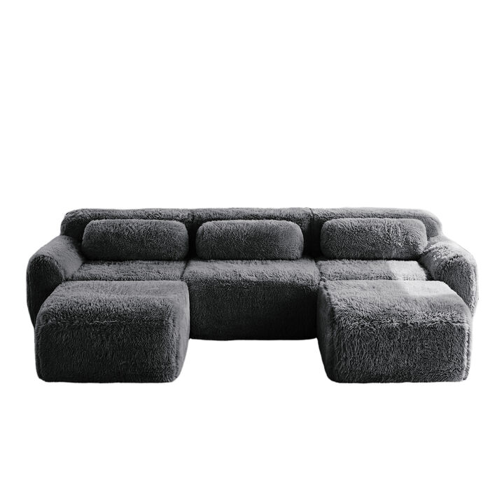 Ciltur U-shaped Boneless Sectional Sofa