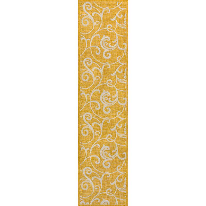 Maribel Traditional Classic All-Over Scroll Indoor/Outdoor Area Rug