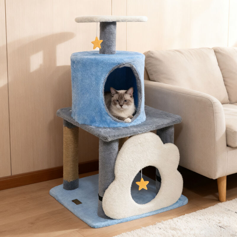 Modern 31.5" Multi-Level Cat Tree Tower for Kittens image number 1