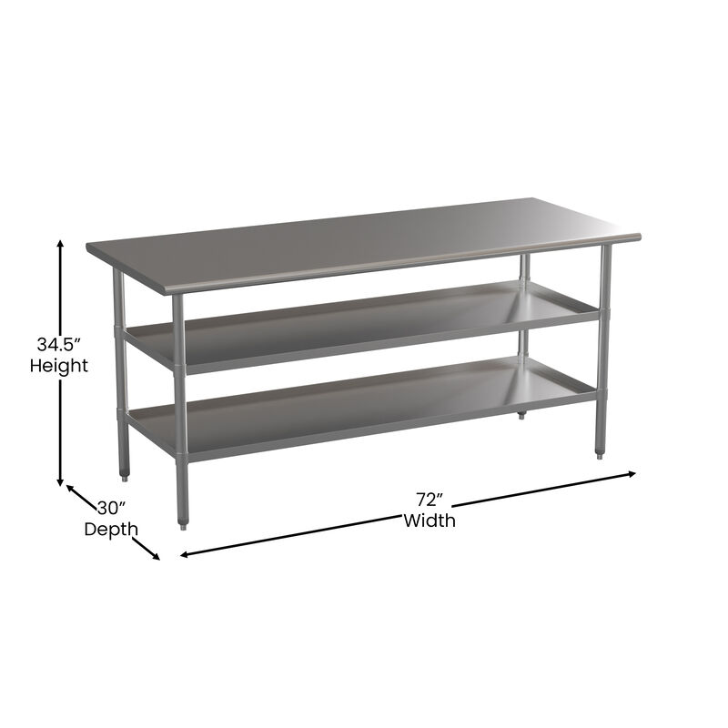 Stainless Steel Worktables image number 4