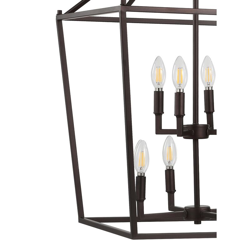 PagodaBulb Lantern Metal LED Pendant