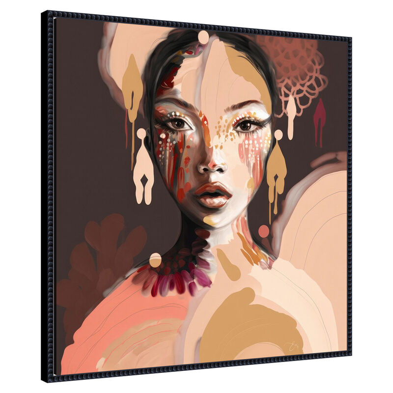 Nara by Bella Eve Framed Canvas Wall Art