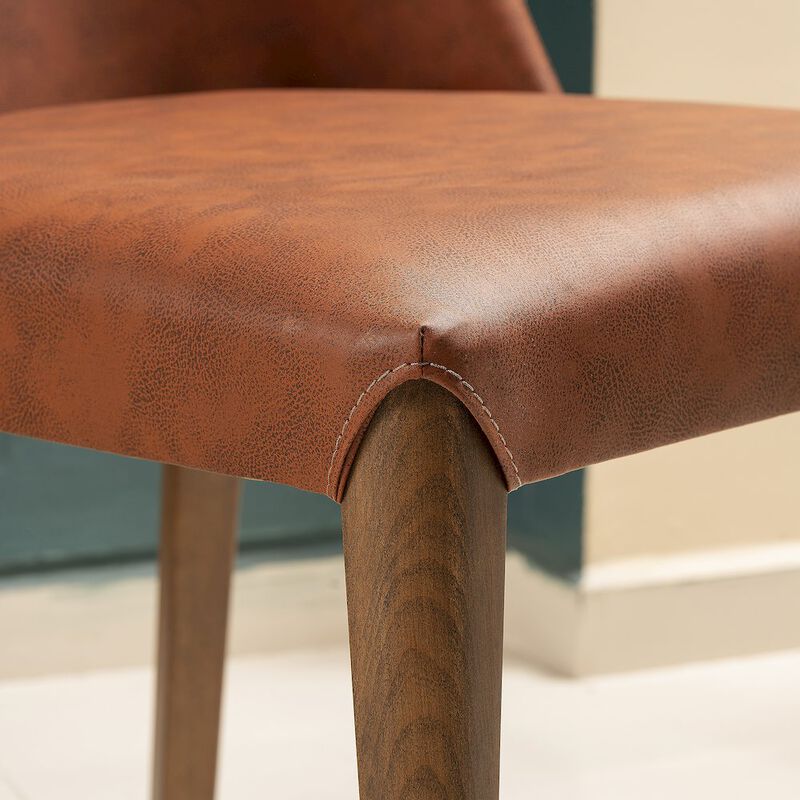 Decorotika Bolen Chair-Brick Red