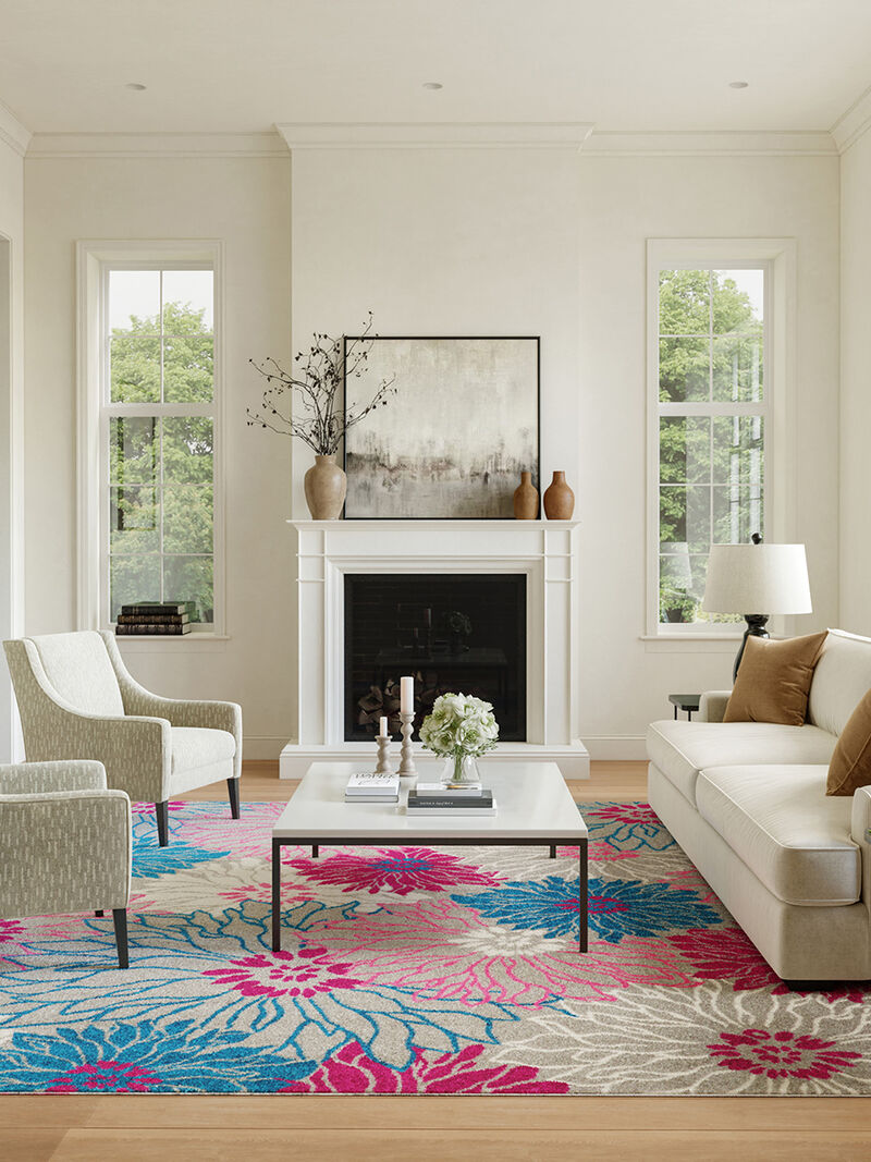 Passion PSN17 Gray 6'7" x 9'6" Rug image number 11