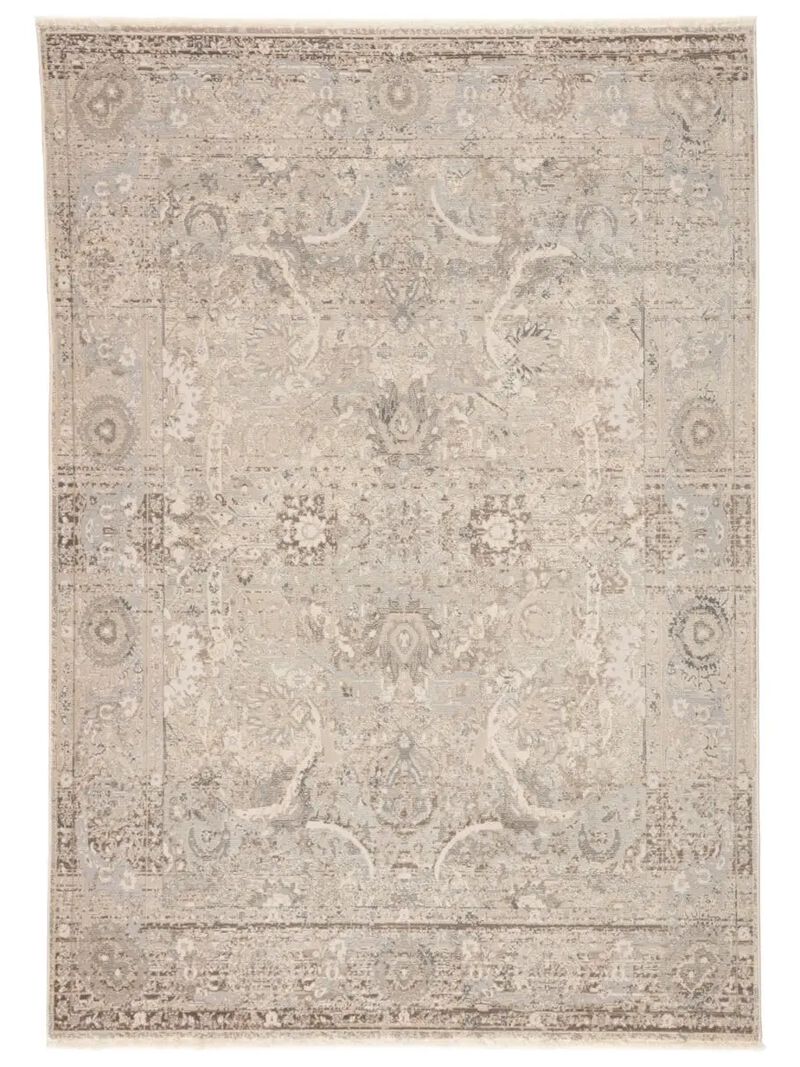 Vienne Baptiste Gray 2'6" x 12' Runner Rug