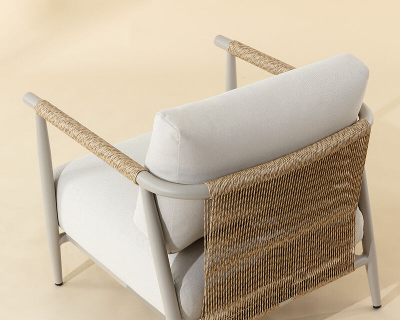 Muros Greige Lounge Chair image number 4