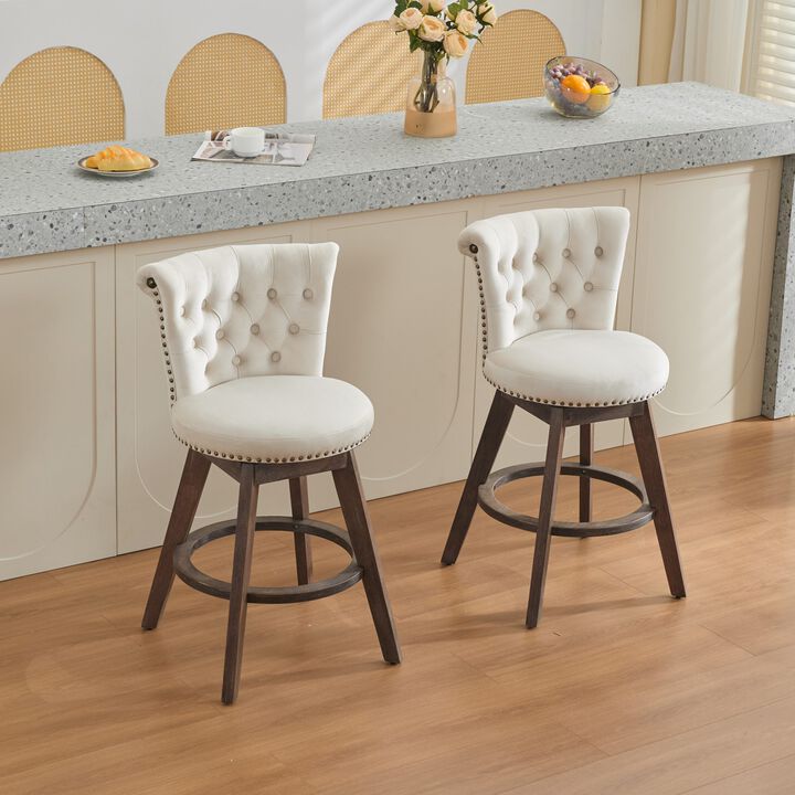 Hosgip Swivel Bar Stools