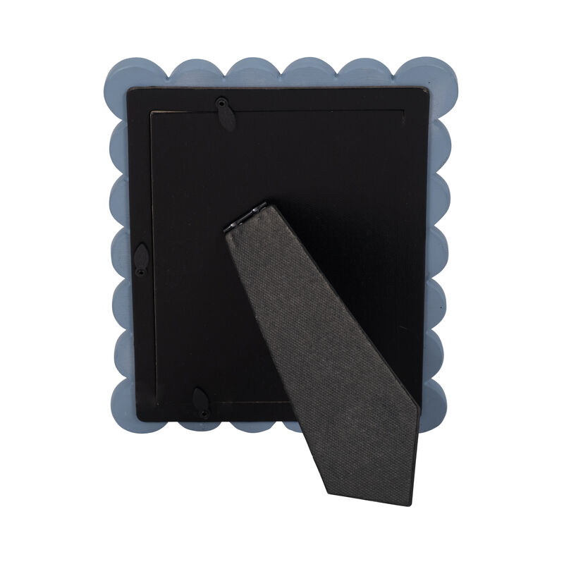 5x7 Scallop Edge Photo Frame, Blue image number 4